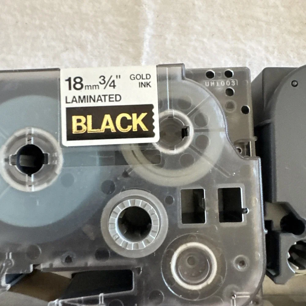 5 GENUINE Brother TZ-151 P-Touch Label Tape 18 mm 3/4